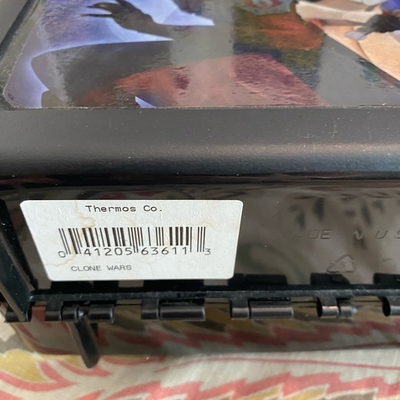 Disney's Star Wars Clone Wars Thermos Hard Shell Lunch  Box Obi-wan Anakin - Picture 2 of 6